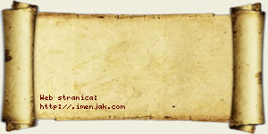 Anđela Stanisavljević vizit kartica